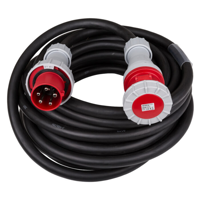 Prodlužovací přívod 1 zásuvka, 25m, 400V,63a